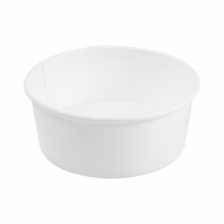 Boîte À Salade En Carton Blanche 750 Ml - Carton De 300 Unités - GelatoPro.fr
