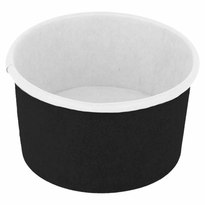 Pot À Glace En Carton Noir 70 Ml - Carton De 2000 Unités - GelatoPro.fr