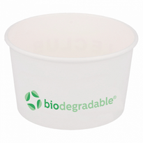 Pot À Glace En Carton Et Pla 100% Biodegradable 240 Ml - Carton De 2000 Unités - GelatoPro.fr