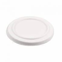 Couvercle Pour Pot À Sauce 360 Ml En Cellulose Naturelle Fibre De Canne À Sucre  - Blanc - Carton De 500 Unités - GelatoPro.fr