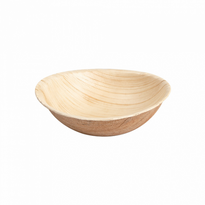 Mini Bol En Feuille De Palme 9.6X2.5 Cm - Carton De 500 Unités - GelatoPro.fr