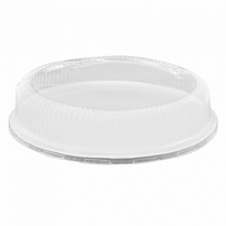 Couvercle En Pet Pour Assiette En Cellulose Naturelle - 23 Cm - Carton De 250 Unités - GelatoPro.fr