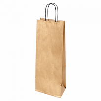 Sac Bouteille Or 14+8X40 Cm - Carton De 250 Unités - GelatoPro.fr