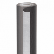 Rouleau Papier Emballage 0.7X50M Noir Et Argent - Kraft 60G/M2 - GelatoPro.fr