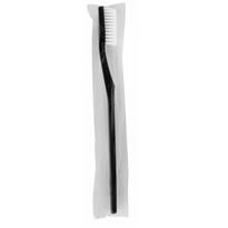Brosse À Dent Noire En Sachet Individuel 15.5 Cm  - Pack De 100 Unités - GelatoPro.fr
