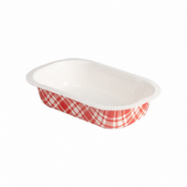 Barquette Thermoscellable Vichy En Carton - 325 Ml - Carton De 1000 Unités - GelatoPro.fr