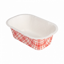 Barquette Thermoscellable Vichy En Carton - 480 Ml - Carton De 1000 Unités - GelatoPro.fr