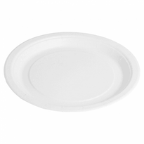 Assiette Blanche En Carton Bio-Laquées 18 Cm Ingraissable Et Biodégradable - Carton De 800 Unités - GelatoPro.fr