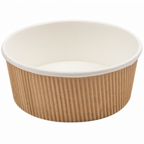 Pots À Soupe En Carton Double Paroi Ondulée - 780 Ml - Carton De 250 Unités - GelatoPro.fr