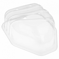 Couvercle En Pet Pour Barquette En Aluminium Pour Poulet Rôti 23.5X18.5X8 Cm - Carton De 210 Unités - GelatoPro.fr