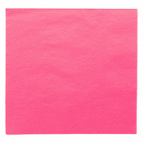Serviette 2 Plis 39X39Cm Fuchsia - Carton De 1600 Unités - GelatoPro.fr