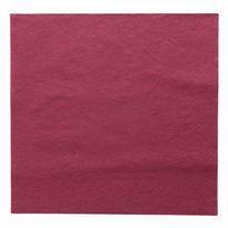 Serviette 2 Plis 39X39Cm Prune - Carton De 1600 Unités - GelatoPro.fr