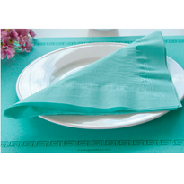Serviette 2 Plis 39X39Cm Vert D'Eau Pastel - Carton De 1600 Unités - GelatoPro.fr