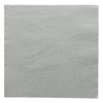 Serviette 2 Plis 39X39Cm Gris Pastel - Carton De 1600 Unités - GelatoPro.fr