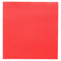 Serviette Double Point® 33X33Cm Rouge - Carton De 1200 Unités - GelatoPro.fr