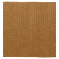 Serviette Double Point® 33X33Cm Havane - Carton De 1200 Unités - GelatoPro.fr
