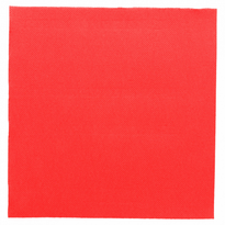 Serviette Double Point® 39X39Cm Rouge - Carton De 1200 Unités - GelatoPro.fr