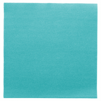 Serviette Double Point® 39X39Cm Turquoise - Carton De 1200 Unités - GelatoPro.fr