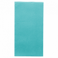 Serviette Double Point® 40X40Cm Pliage 1/8 Turquoise - Carton De 600 Unités - GelatoPro.fr