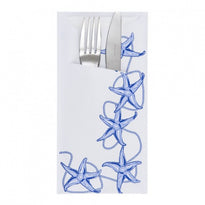 Sachet À Couverts Antibes Et Serviette Blanche - Carton De 250 Unités - GelatoPro.fr