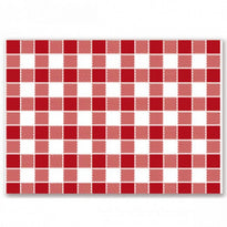 Set De Table 31X43Cm Vichy Rouge - Carton De 2000 Unités - GelatoPro.fr