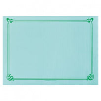Set De Table 31X43Cm Vert D'Eau Pastel - Carton De 2000 Unités - GelatoPro.fr
