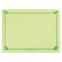 Set De Table 31X43Cm Vert Anis Pastel - Carton De 2000 Unités - GelatoPro.fr