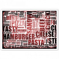 Set De Table 31X43Cm Fast Food - Carton De 2000 Unités - GelatoPro.fr