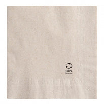 Serviette 2 Plis 40X40Cm Beige Feel Green - Carton De 1600 Unités - GelatoPro.fr