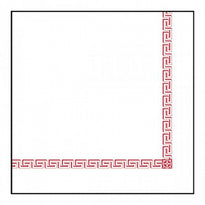 Serviette Soft Voie Sèche 40X40 Cm Grecque - Carton De 700 Unités - GelatoPro.fr