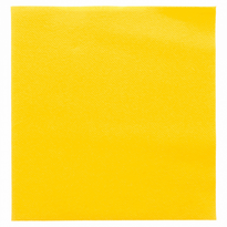 Serviette Soft Voie Sèche 40X40 Cm Jaune - Carton De 700 Unités - GelatoPro.fr