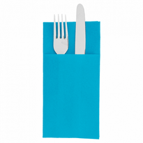 Serviette Soft Kangourou 40X40Cm Turquoise - Carton De 700 Unités - GelatoPro.fr