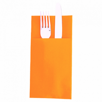 Serviette Soft Kangourou 40X40Cm Mandarine - Carton De 700 Unités - GelatoPro.fr