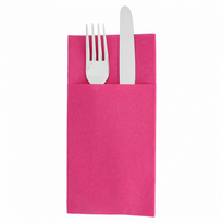 Serviette Soft Kangourou 40X40Cm Fuchsia - Carton De 700 Unités - GelatoPro.fr