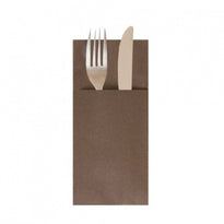 Serviette Soft Kangourou 40X40Cm Chocolat - Carton De 700 Unités - GelatoPro.fr
