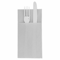 Serviette Soft Kangourou 40X40Cm Grise - Carton De 700 Unités - GelatoPro.fr