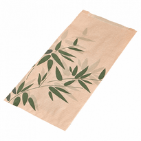 Sac À Croissants N°6 Feel Green 19 + 8 X 35 Cm - Pack De 250 Unités - GelatoPro.fr