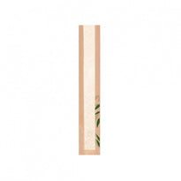 Sac À Pain Ou Baguette Avec Fenêtre Feel Green 9 + 4 X 48 Cm - Pack De 250 Unités - GelatoPro.fr