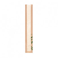Sac À Pain Ou Baguette Avec Fenêtre Feel Green 9 + 6.5 X 60 Cm - Pack De 250 Unités - GelatoPro.fr