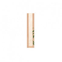 Sac À Pain Ou Baguette Avec Fenêtre Feel Green 9 + 4 X 35 Cm - Pack De 250 Unités - GelatoPro.fr