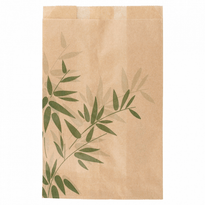 Sac Burger N°26 Feel Green 12 + 7 X 18 Cm - Pack De 500 Unités - GelatoPro.fr