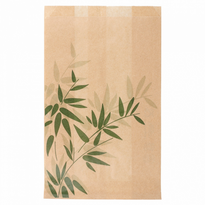Sac Burger N°38 Feel Green 14 + 7 X 22 Cm - Pack De 500 Unités - GelatoPro.fr