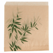 Sac Burger N°39 Feel Green Ouvert Sur 2 Côtés 16 X 16.5 Cm - Pack De 500 Unités - GelatoPro.fr