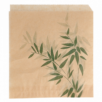 Sac Burger N°43 Feel Green Ouvert Sur 2 Côtés 17 X 18 Cm - Pack De 500 Unités - GelatoPro.fr