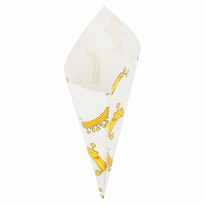 Cornet Papier 14 X 16 Cm Chips 40 G - Carton De 2000 Unités - GelatoPro.fr