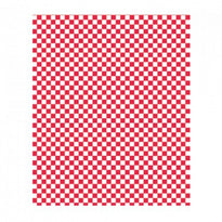 Feuille Ingraissable Vichy Rouge 31 X 38 Cm - Pack De 1000 Feuilles - GelatoPro.fr