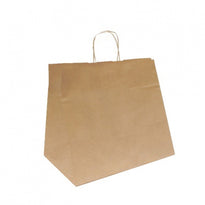 Sac Traiteur Poignée Ficelle 36 + 21 X 33.5 Cm Neutre Kraft N° 981 - Carton De 250 Unités - GelatoPro.fr