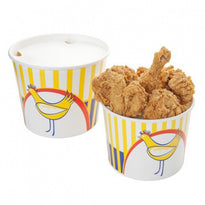 Bucket Poulet 5100 Ml Avec Couvercle Inclus - Carton De 240 Unités - GelatoPro.fr
