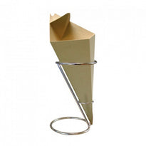 Support En Inox Pour Cornet À Frites Ou Churros En Papier Ou En Carton - GelatoPro.fr