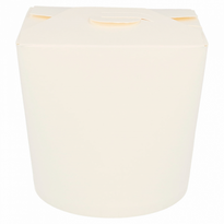 Pot En Carton Pour Pâtes / Salades / Plats Cuisinés Blanc 780 Ml - Carton De 450 Unités - GelatoPro.fr